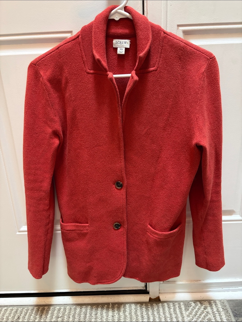 J. Crew Burnt Orange Coatigan